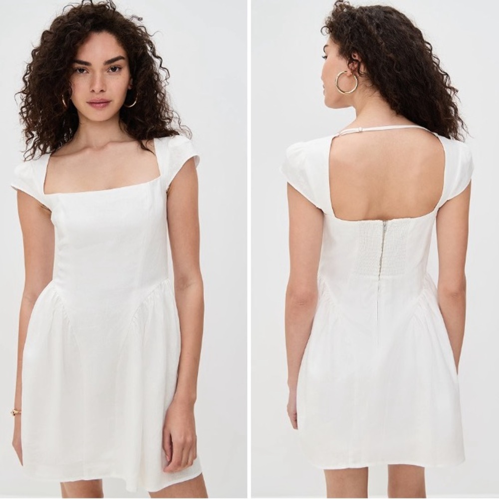 Reformation linen dress sz 4 new with tags